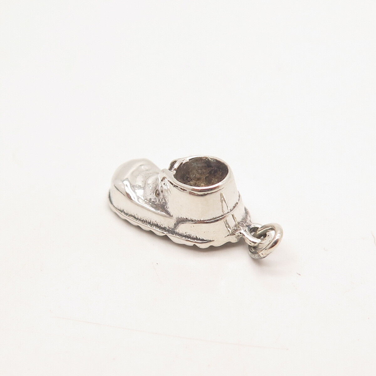 835 Silver Vintage Boot Shoe Charm Pendant