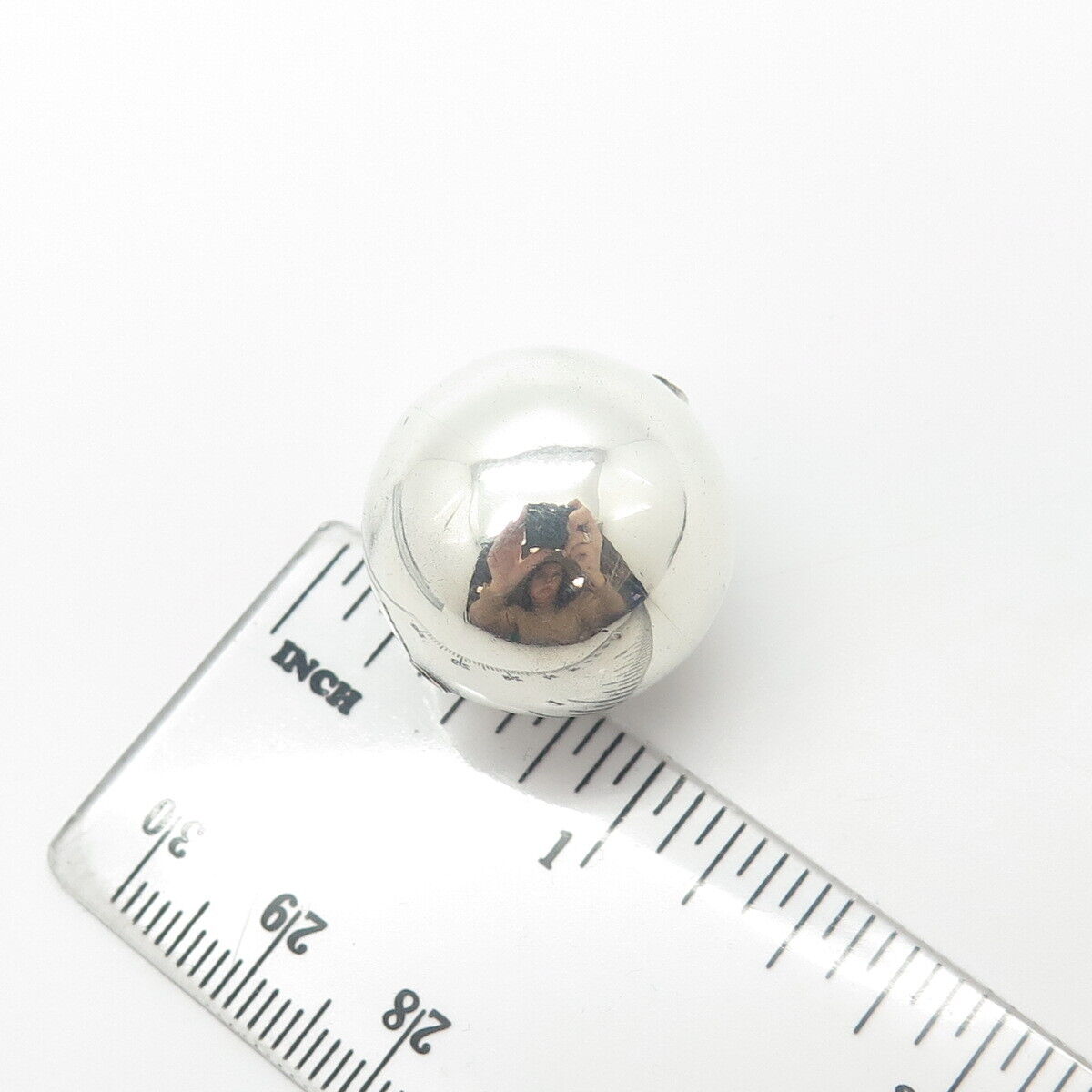 925 Sterling Silver Vintage Ball Bead Necklace Part