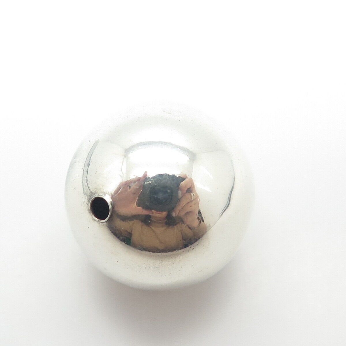 925 Sterling Silver Vintage Ball Bead Necklace Part