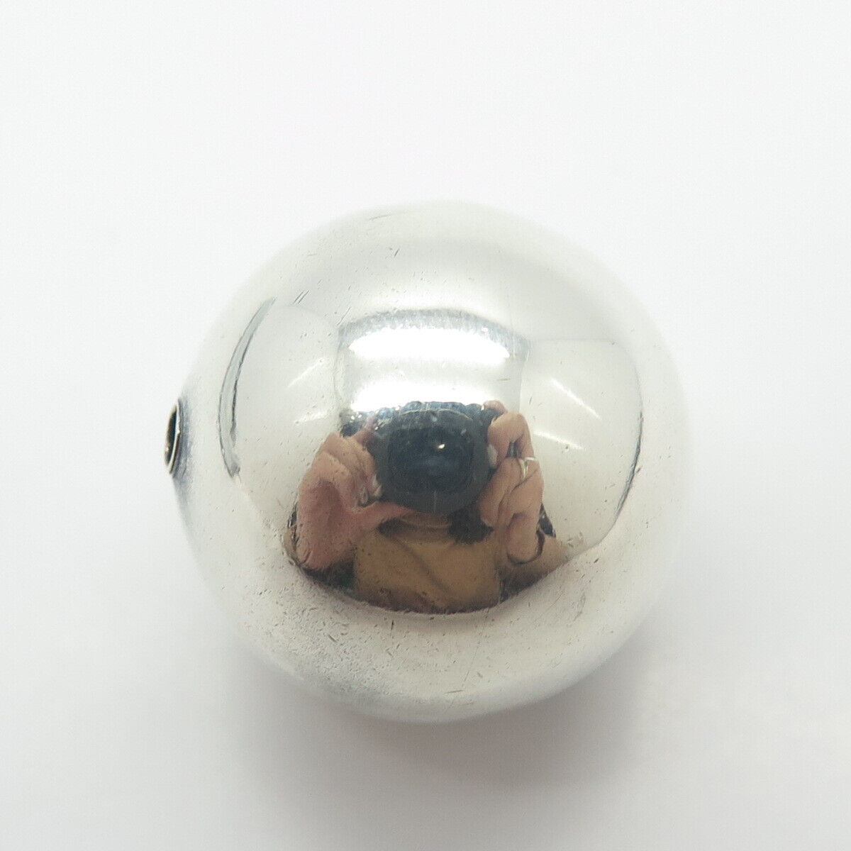 925 Sterling Silver Vintage Ball Bead Necklace Part