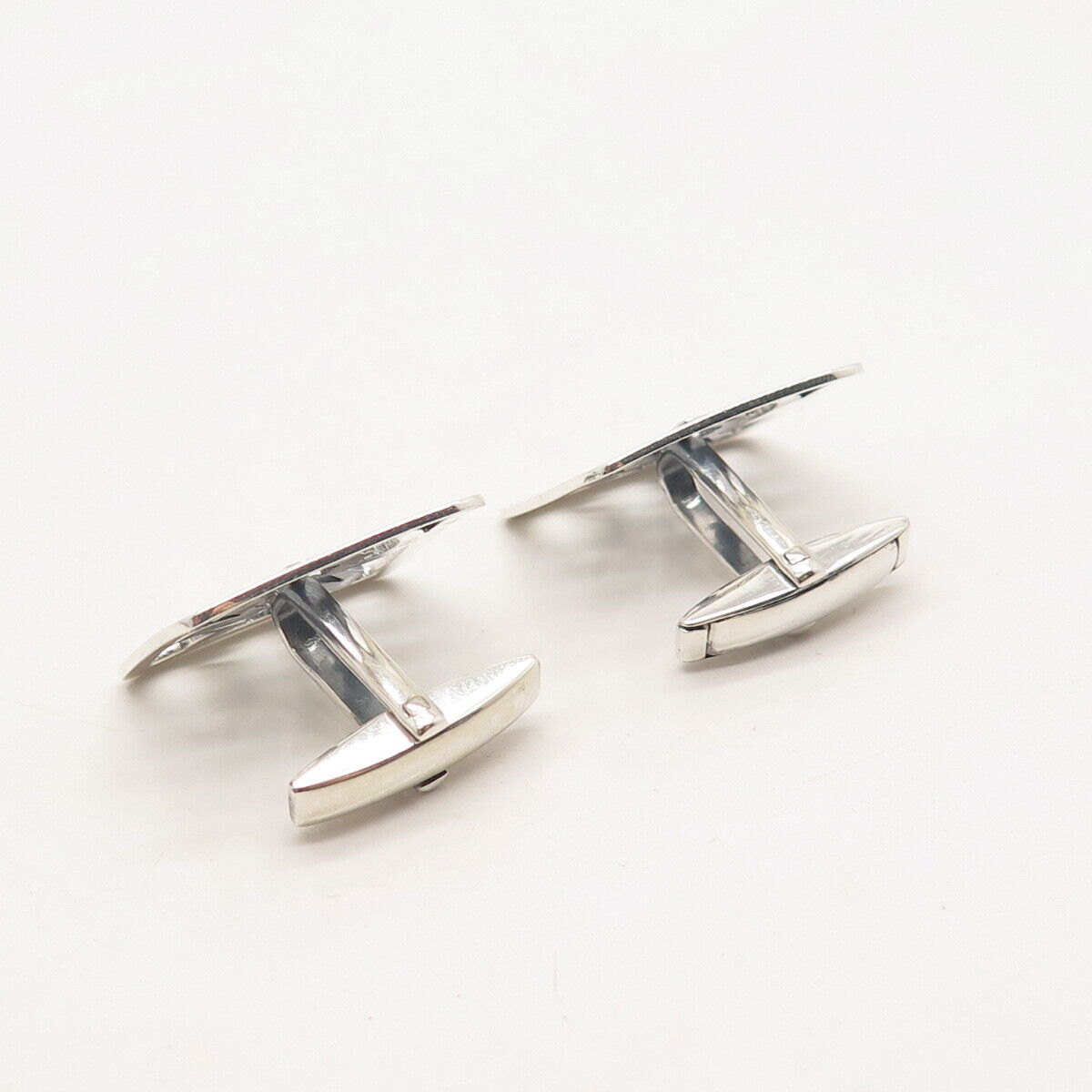 950 Silver Vintage Chinese Character Cufflinks