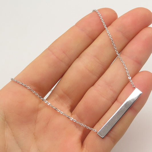 925 Sterling Silver Rolo Chain Necklace 16"