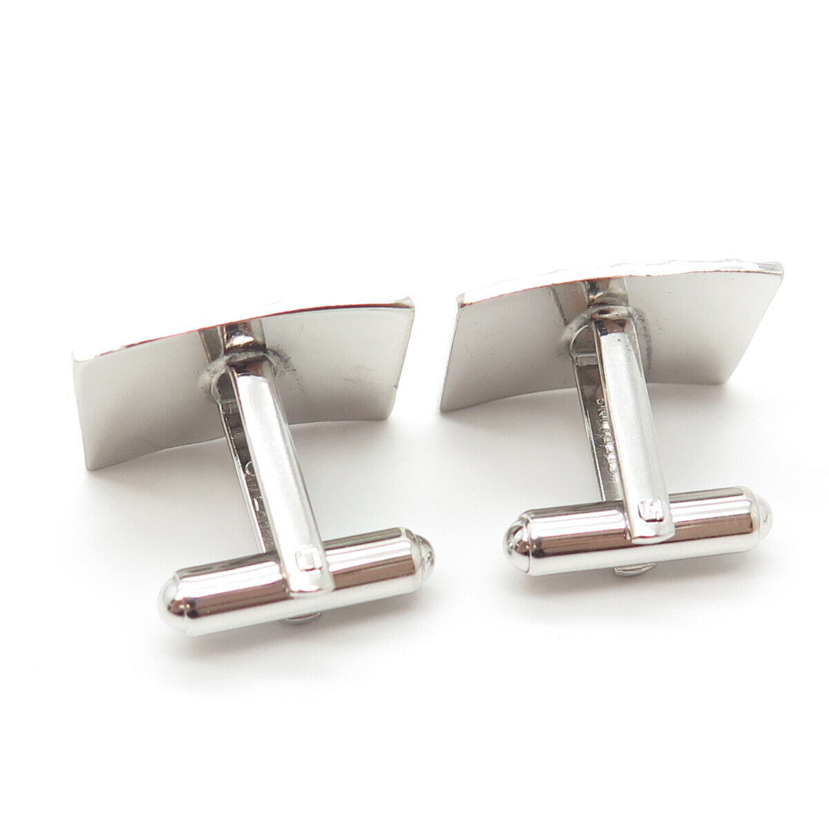 925 Sterling Silver Vintage Textured Cufflinks