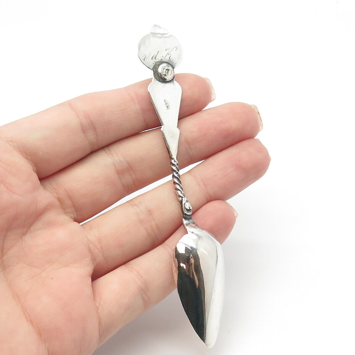 925 Sterling Silver Vintage Ornate Spoon