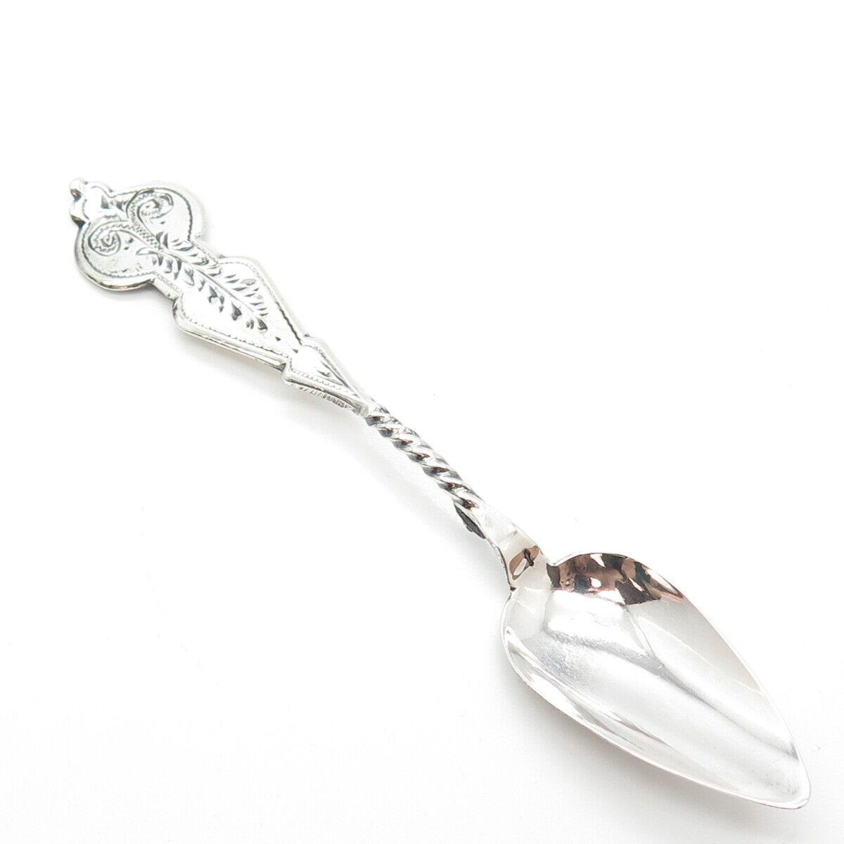 925 Sterling Silver Vintage Ornate Spoon