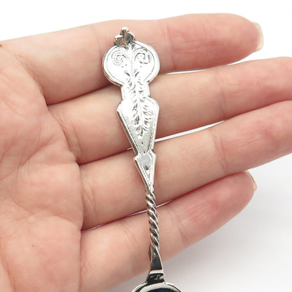925 Sterling Silver Vintage Ornate Spoon