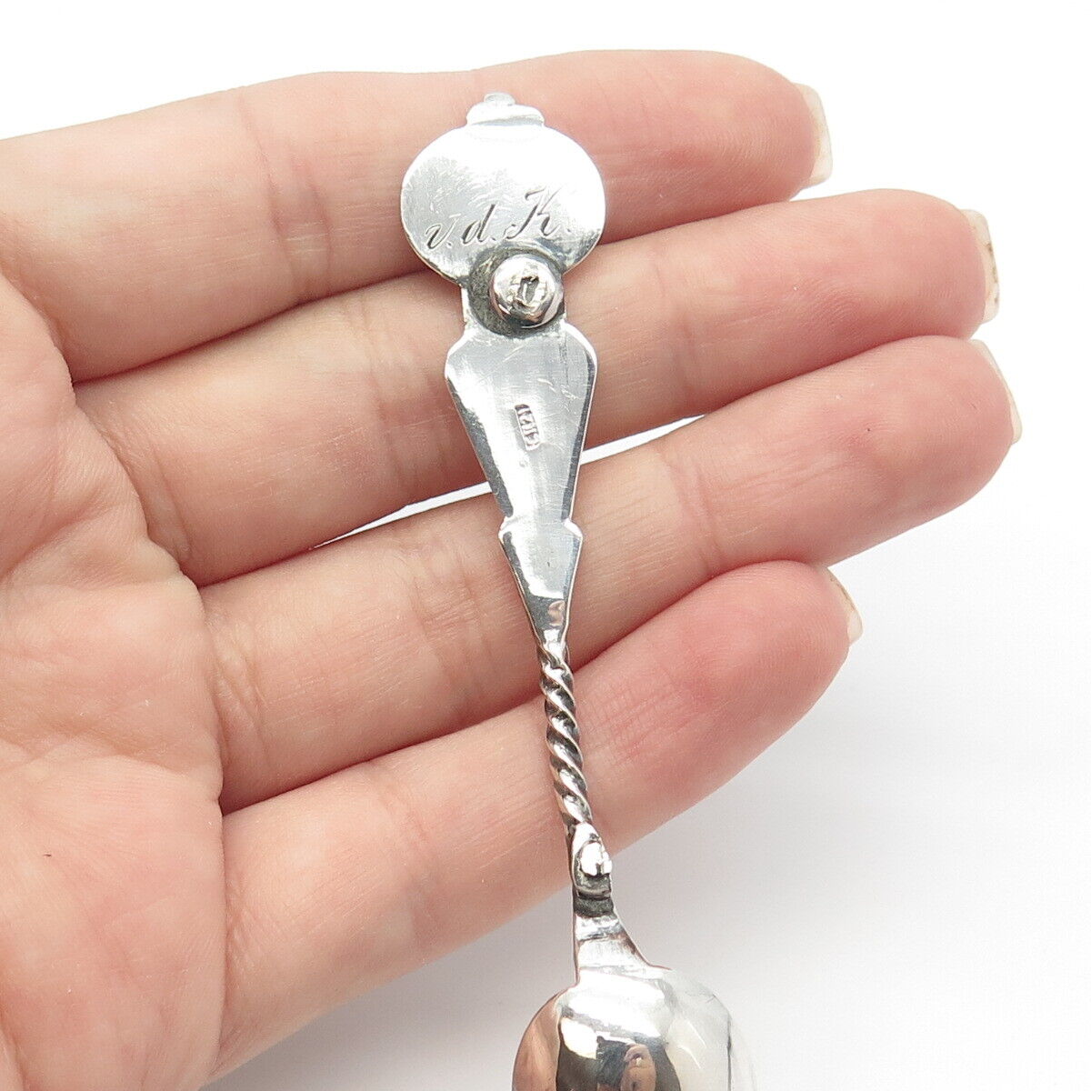 925 Sterling Silver Vintage Ornate Spoon