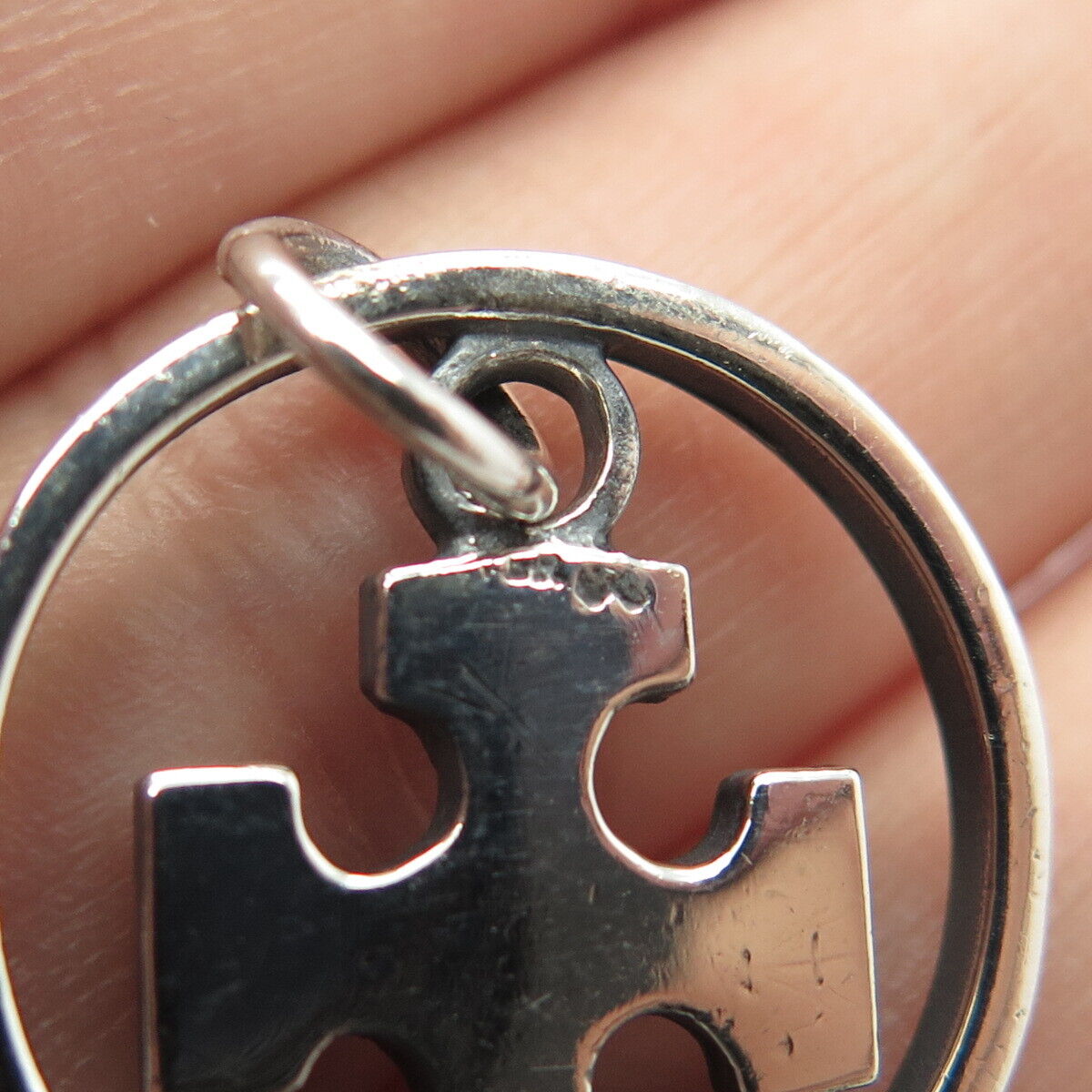 925 Sterling Silver Vintage Cross Charm Pendant