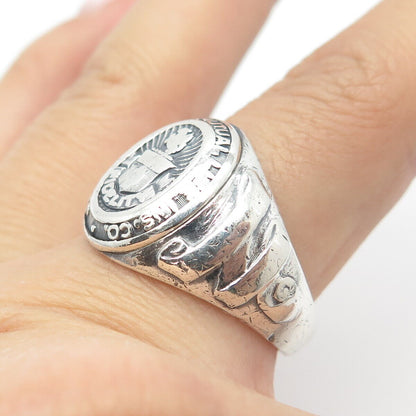 925 Sterling Silver Vintage "John Hancock Mutual Life Ins. Co." Ring Size 10.75