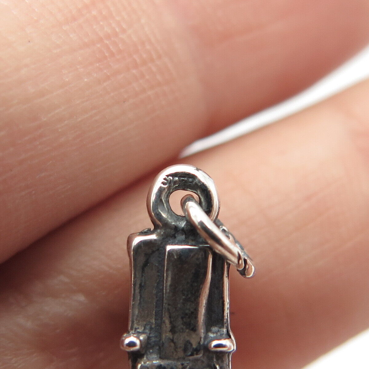 925 Sterling Silver Vintage Goldan Gats Charm Pendant