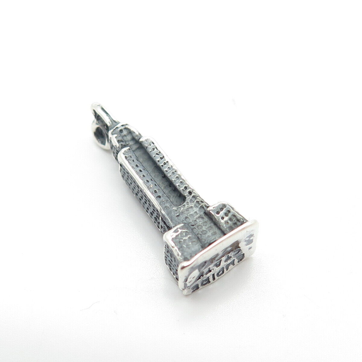 925 Sterling Silver Vintage Empire State Building Charm Pendant