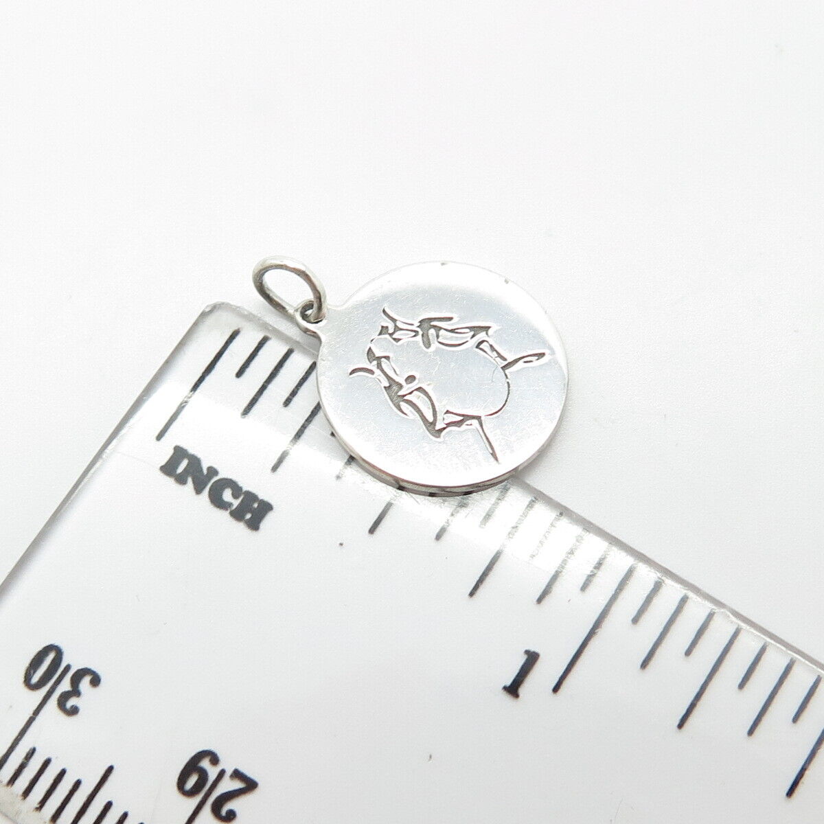 925 Sterling Silver USA Two In Town Insect Charm Pendant