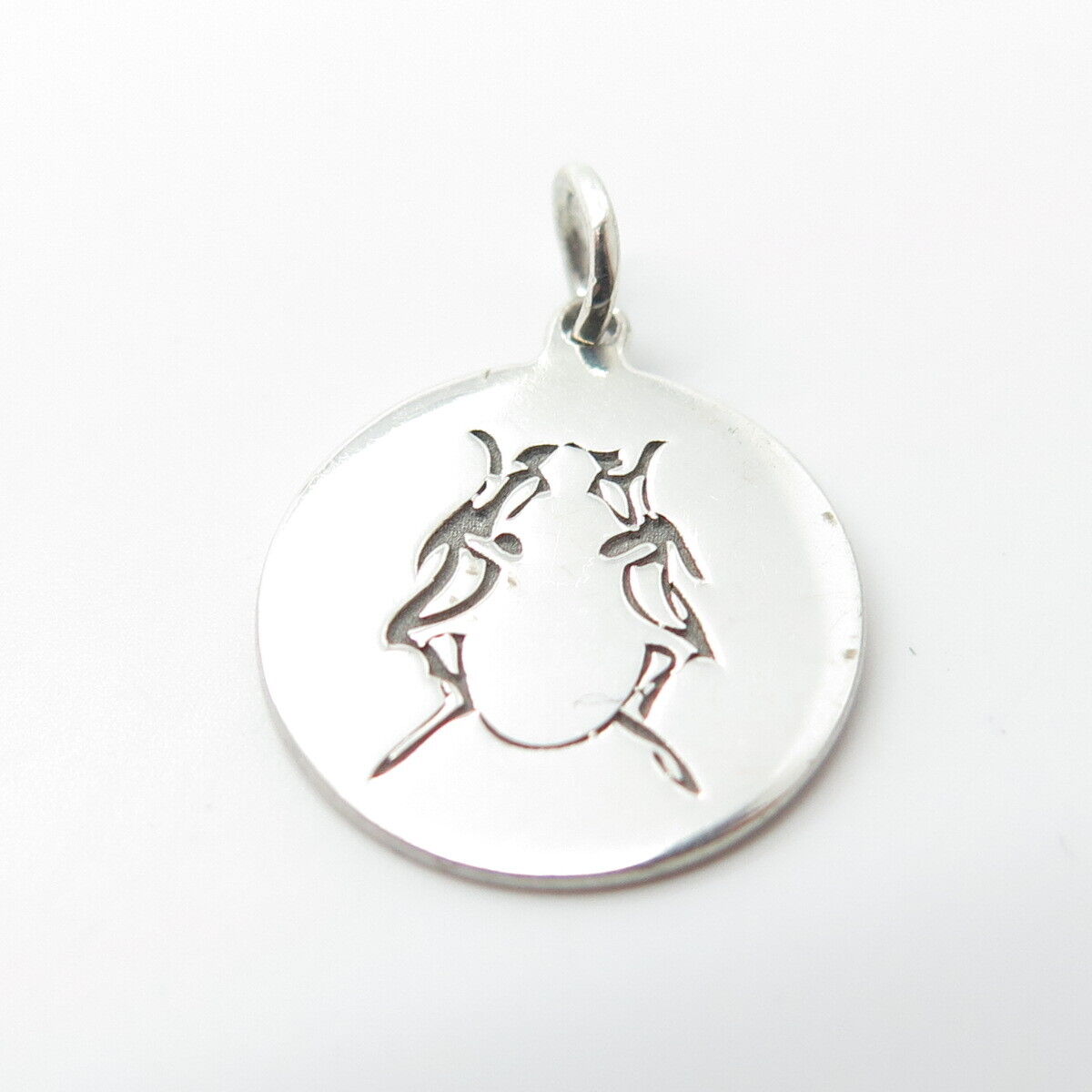 925 Sterling Silver USA Two In Town Insect Charm Pendant