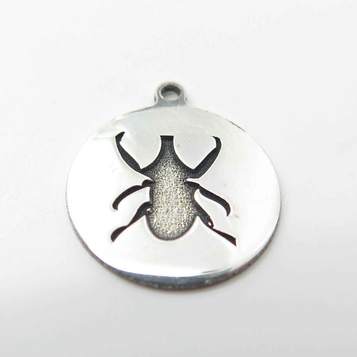 925 Sterling Silver USA Two In Town Insect Charm Pendant