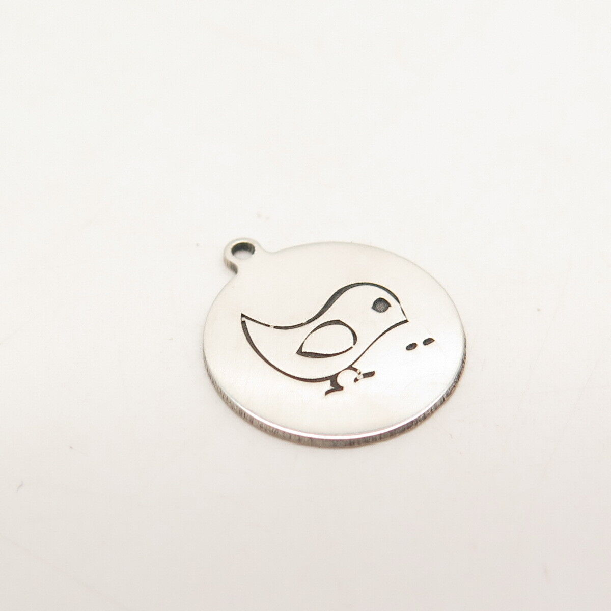 925 Sterling Silver USA Two In Town Bird Charm Pendant