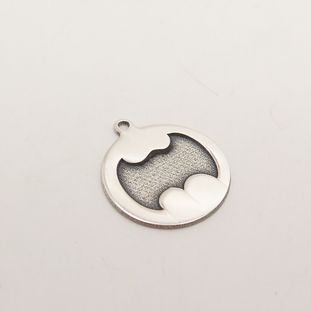 925 Sterling Silver USA Two In Town Bat Charm Pendant