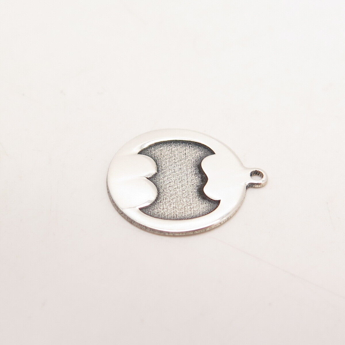 925 Sterling Silver USA Two In Town Bat Charm Pendant