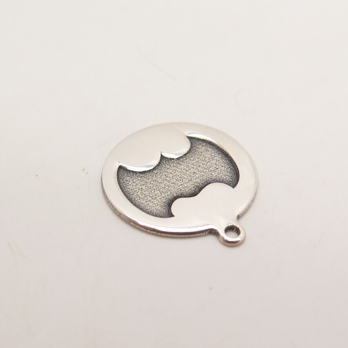 925 Sterling Silver USA Two In Town Bat Charm Pendant