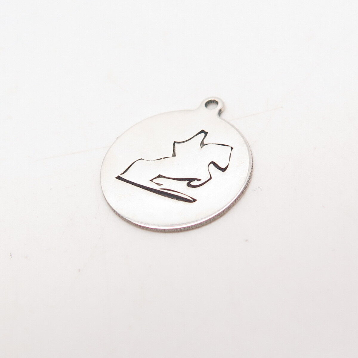 925 Sterling Silver USA Two In Town Horse Charm Pendant