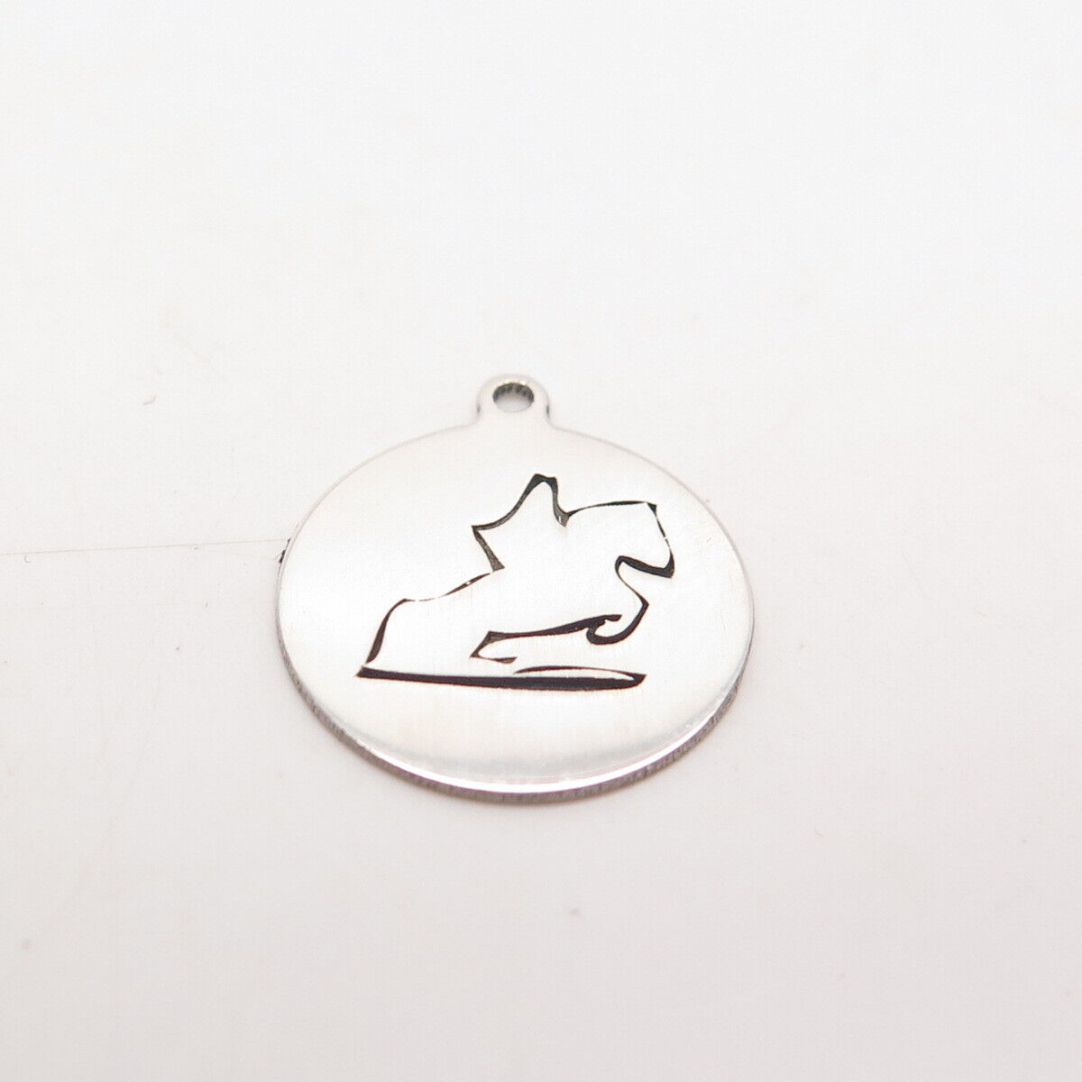 925 Sterling Silver USA Two In Town Horse Charm Pendant