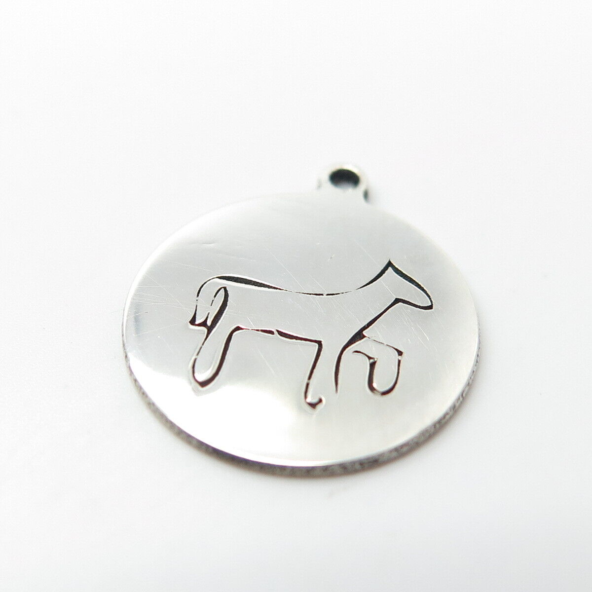 925 Sterling Silver USA Two In Town Horse Charm Pendant