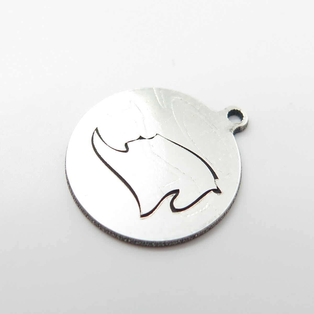 925 Sterling Silver USA Two In Town Horse Charm Pendant