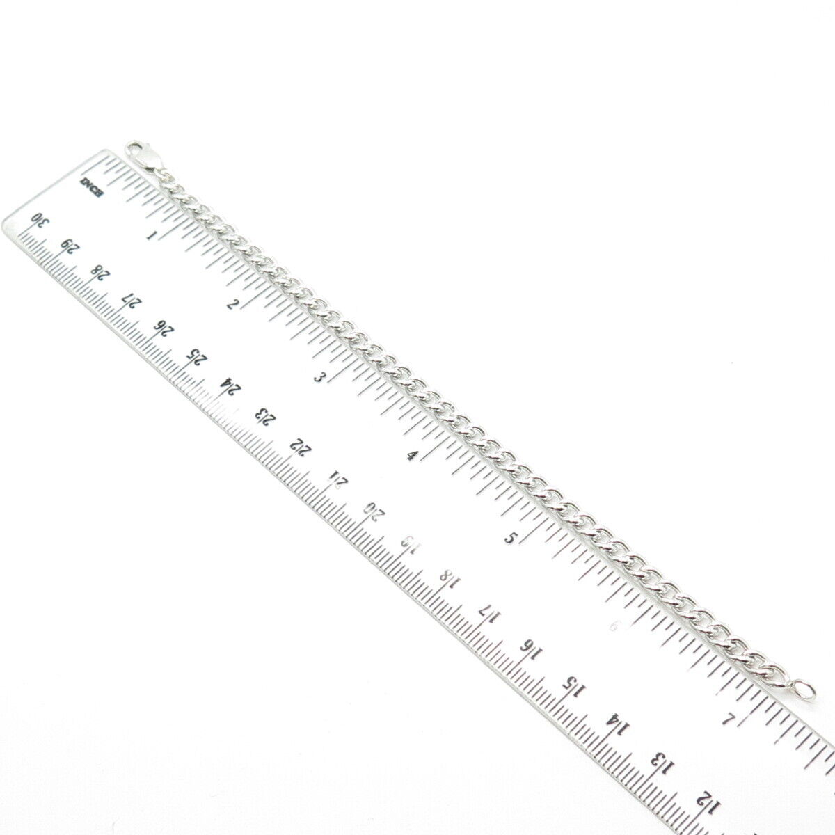 925 Sterling Silver Cable Link Bracelet 7"