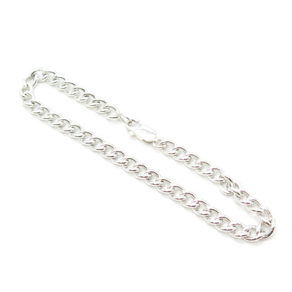 925 Sterling Silver Cable Link Bracelet 7"
