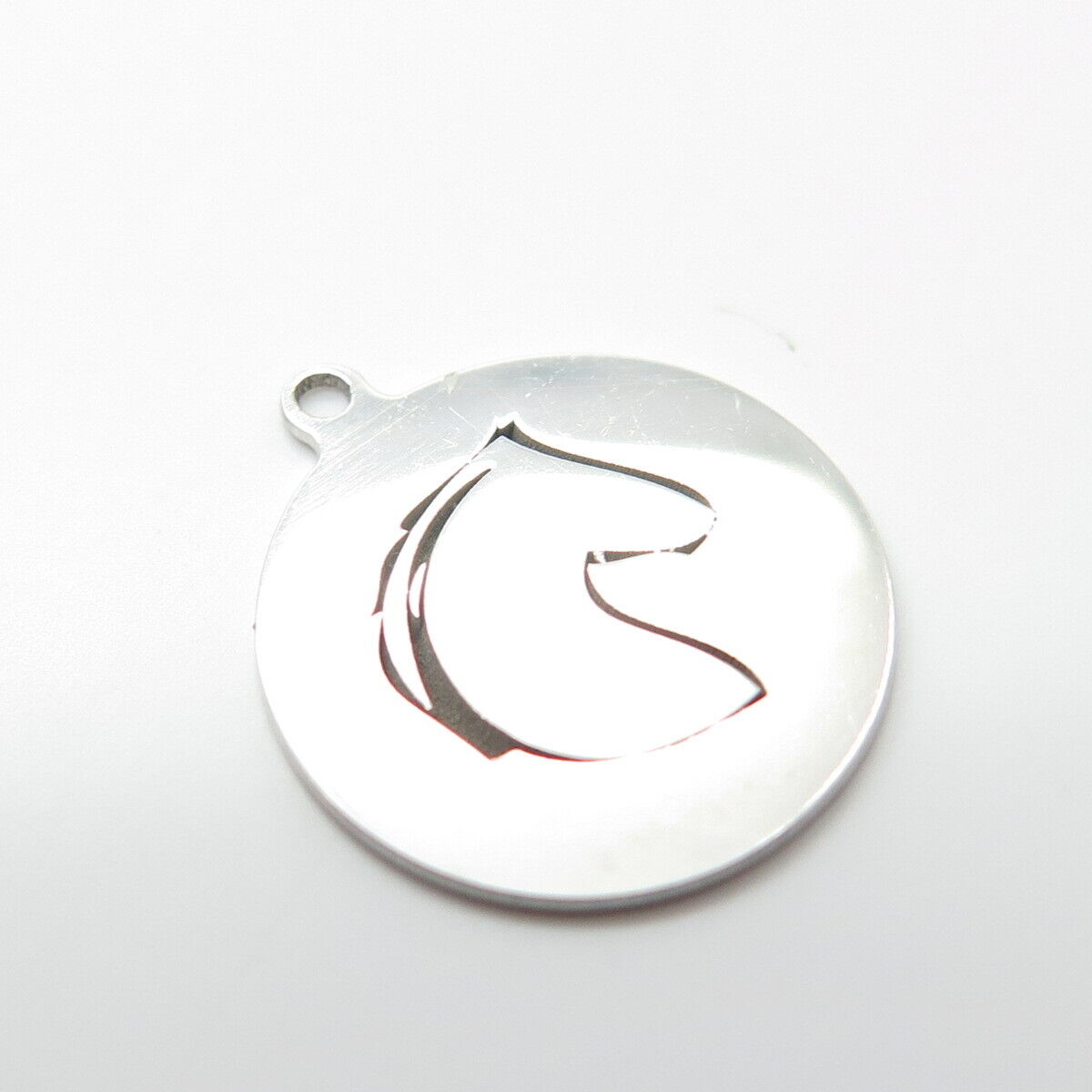 925 Sterling Silver USA Two In Town Horse Charm Pendant