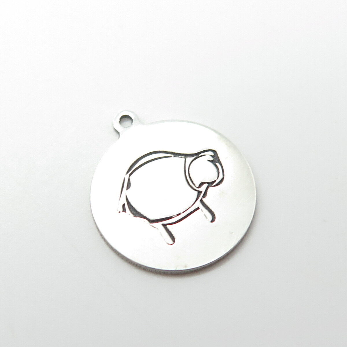 925 Sterling Silver USA Two In Town Cow Charm Pendant