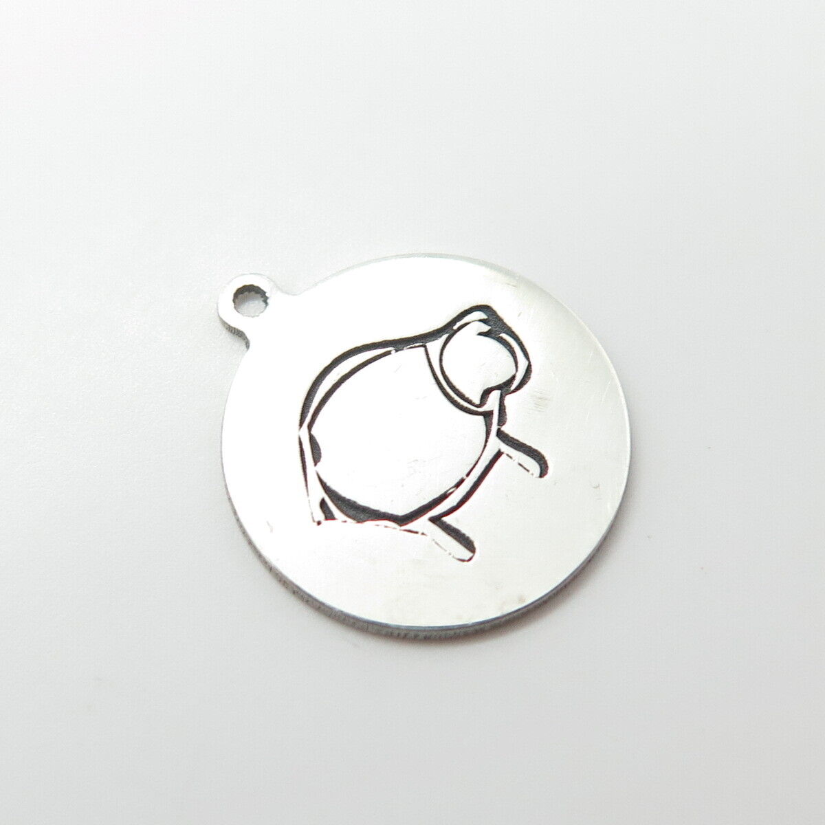 925 Sterling Silver USA Two In Town Cow Charm Pendant