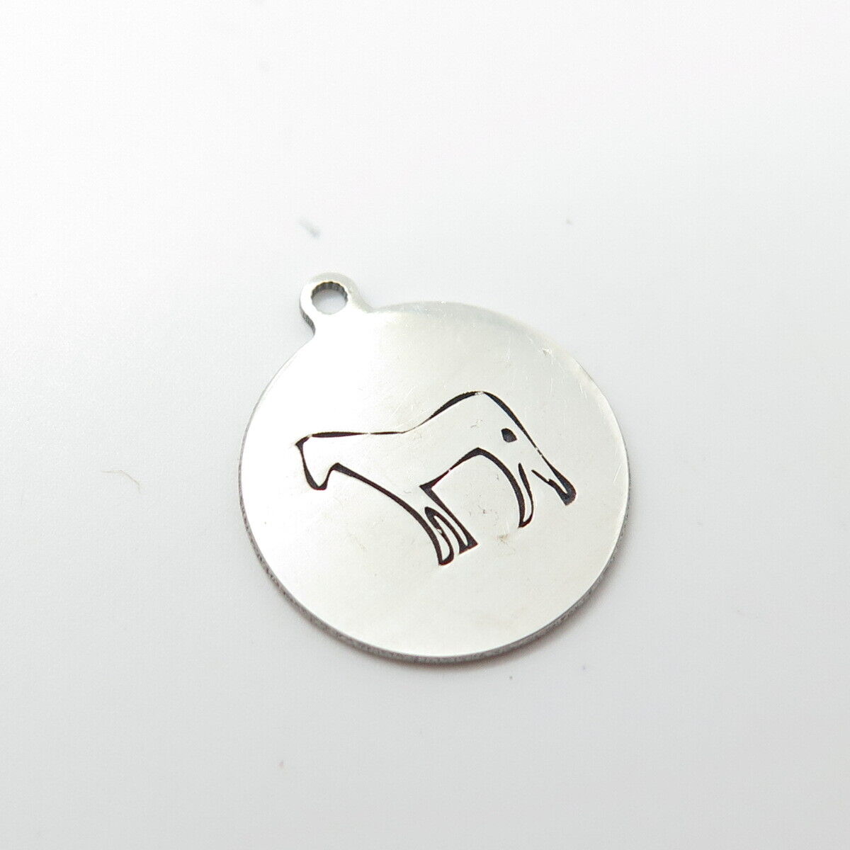 925 Sterling Silver USA Two In Town Horse Charm Pendant