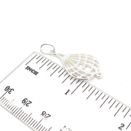 925 Sterling Silver Vintage Hot Air Balloon Pendant