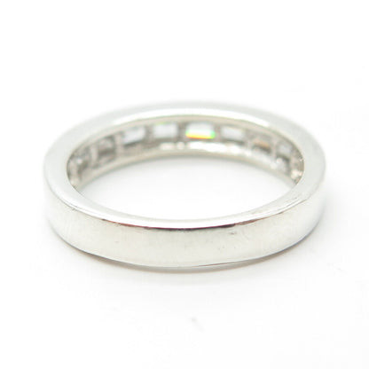 925 Sterling Silver C Z Ring Size 6.25