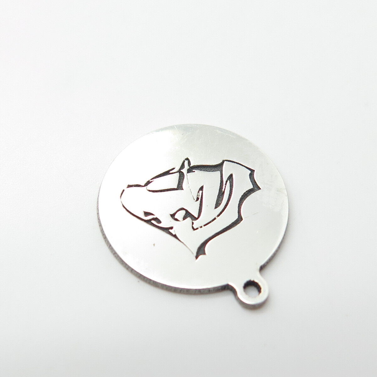 925 Sterling Silver USA Two In Town Horse Charm Pendant