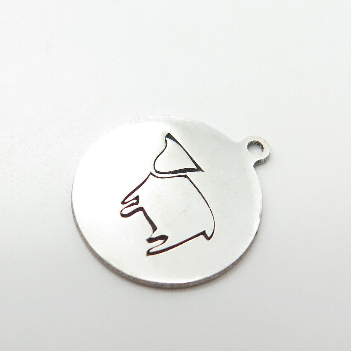 925 Sterling Silver USA Two In Town Lamb Charm Pendant