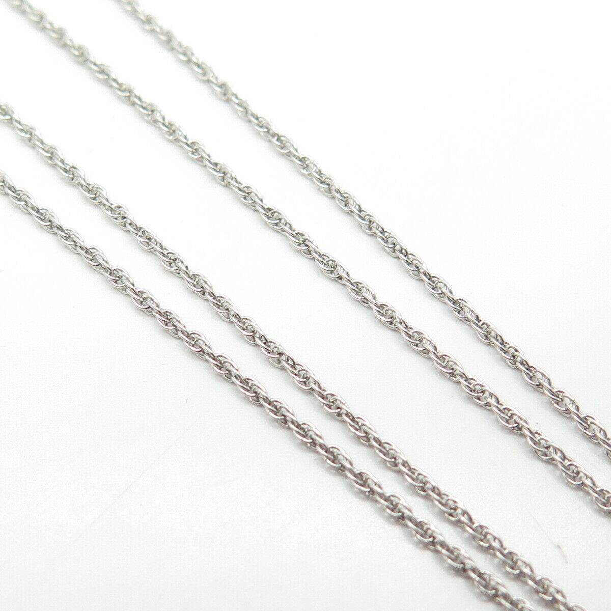925 Sterling Silver C Z Prince-of-Wales Chain Necklace 24"