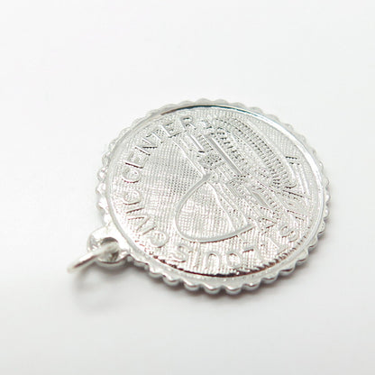 925 Sterling Silver Vintage St. Louis Civic Center Charm Pendant