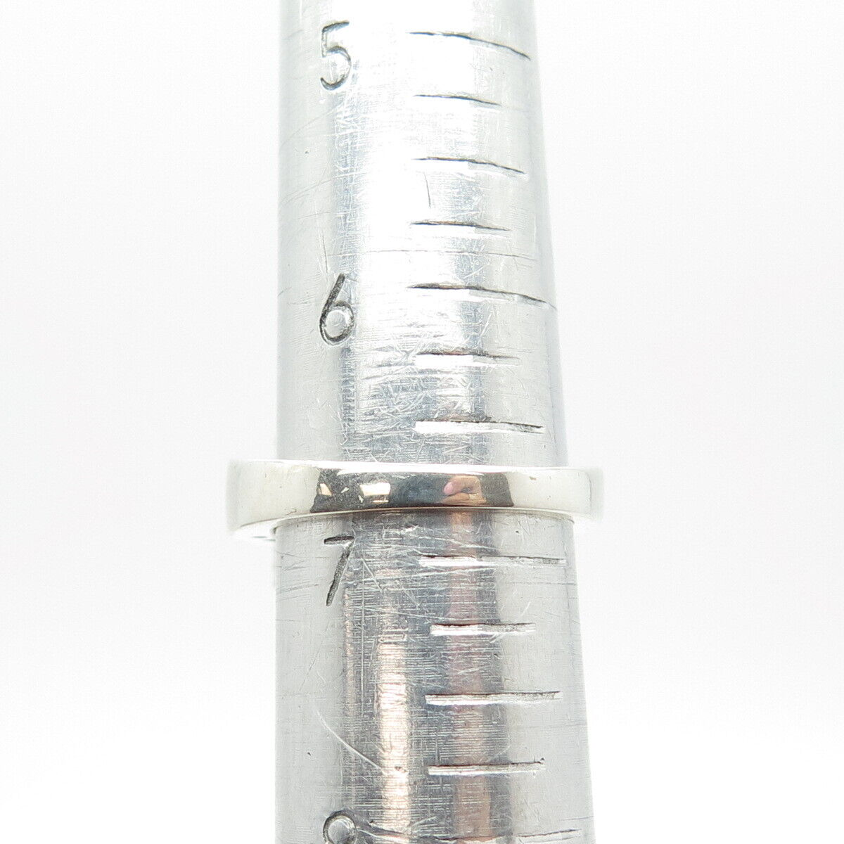 925 Sterling Silver Pave C Z Ring Size 6.75