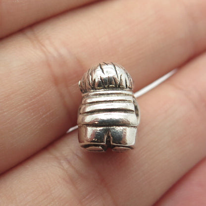 925 Sterling Silver PANDORA Happy Boy Bead Charm