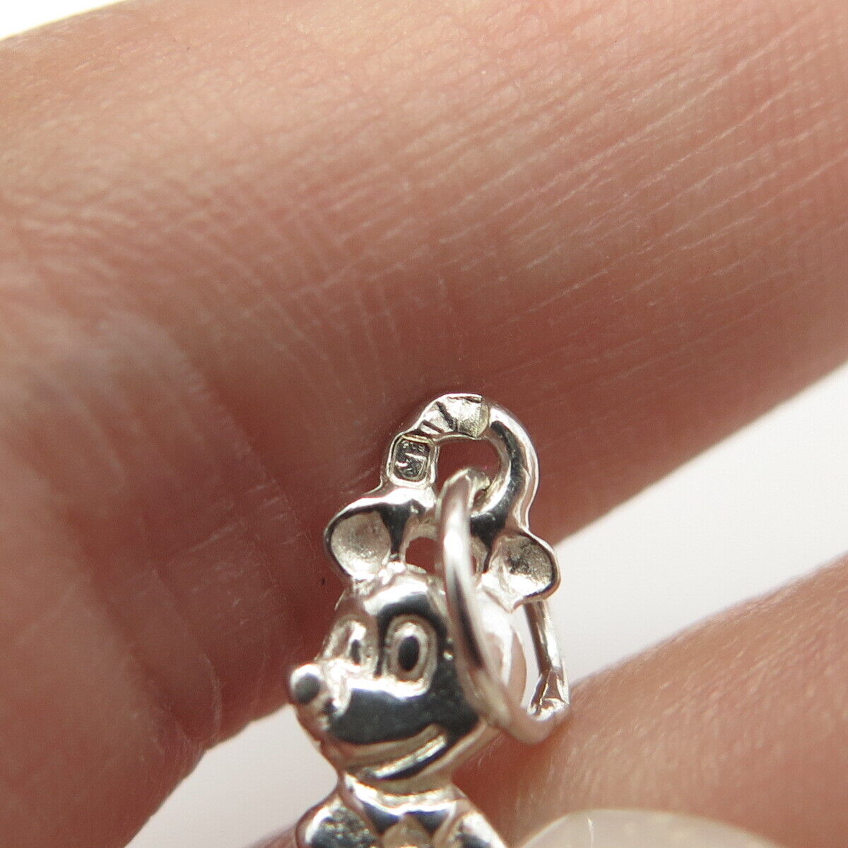 835 Silver Vintage Portugal Winnie The Pooh Cartoon Character Charm Pendant