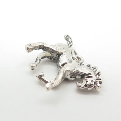 835 Silver Vintage Foal Horse Charm Pendant