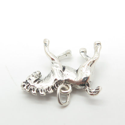 835 Silver Vintage Foal Horse Charm Pendant