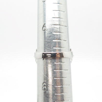 925 Sterling Silver Pave C Z Ring Size 7