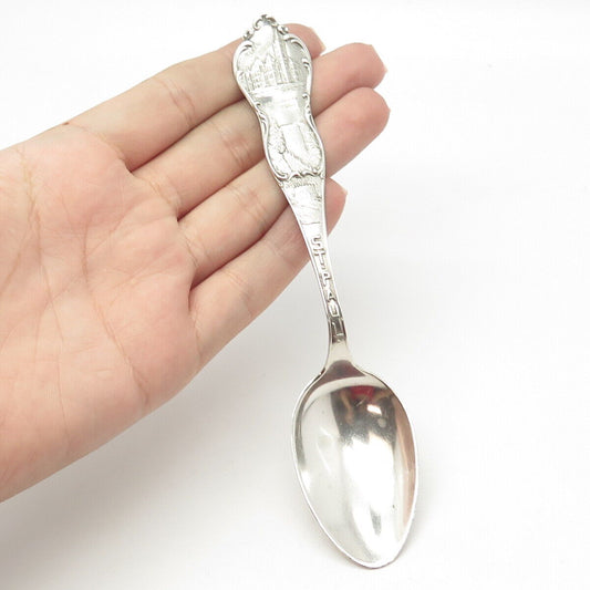 925 Sterling Silver Antique Art Deco Caron Bros St. Paul States & Cities Spoon