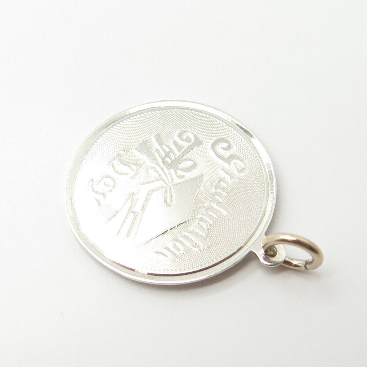 925 Sterling Silver Vintage "Graduation Day" Charm Pendant