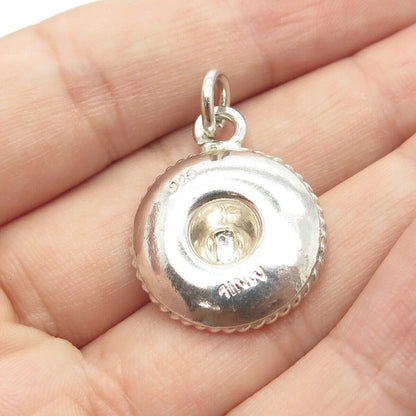 925 Sterling Silver Vintage Sombrero Charm Pendant