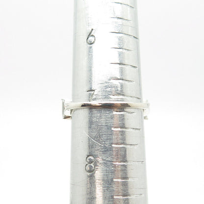 925 Sterling Silver Pave C Z Ring Size 7.25