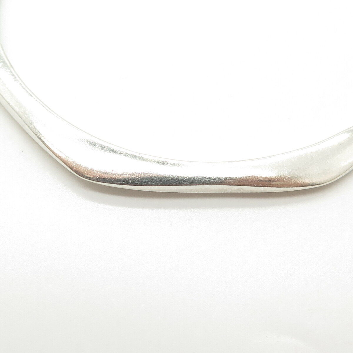 925 Sterling Silver Vintage Bangle Bracelet 7.75"