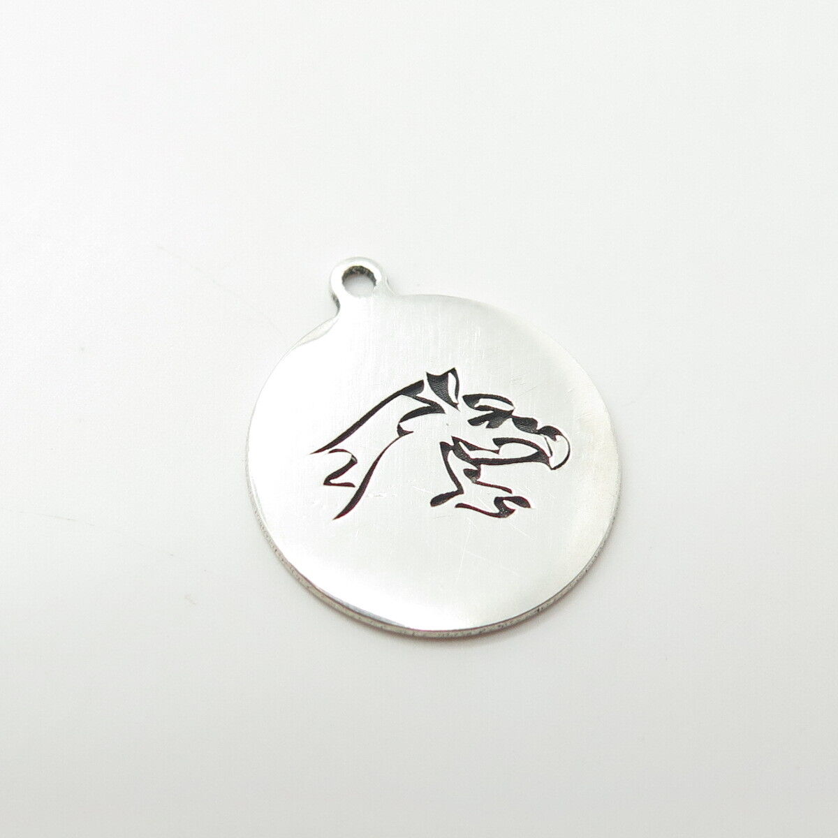 925 Sterling Silver USA Two In Town Horse Charm Pendant